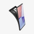 ACS05614 - Galaxy S23 Ultra Case Liquid Air in matte black showing the back